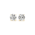 3 cttw Certified IGI Lab Grown Round Diamond Stud Earrings 14k Yellow Gold (G/VS2)