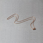 14k Rose Gold Round Cable Link Chain (1.25 mm)