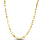 14k Yellow Gold French Cable Link Chain (3.60 mm)