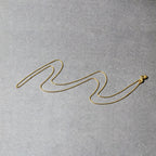 14k Yellow Gold Oval Cable Link Chain (0.97 mm)