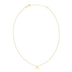 14K Yellow Gold Scorpio Necklace