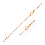 Extendable Cable Chain in 14k Rose Gold (1.50 mm)