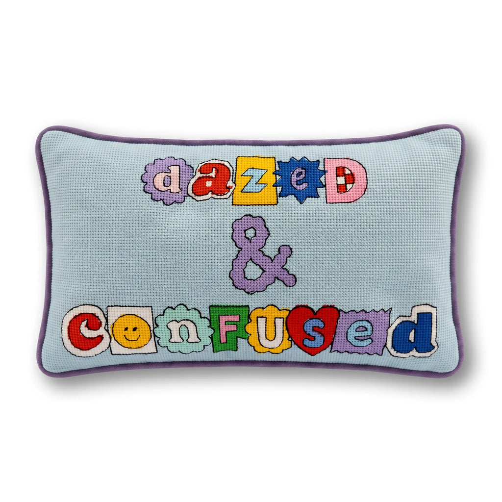 Dazed & Confused Needlepoint Pillow