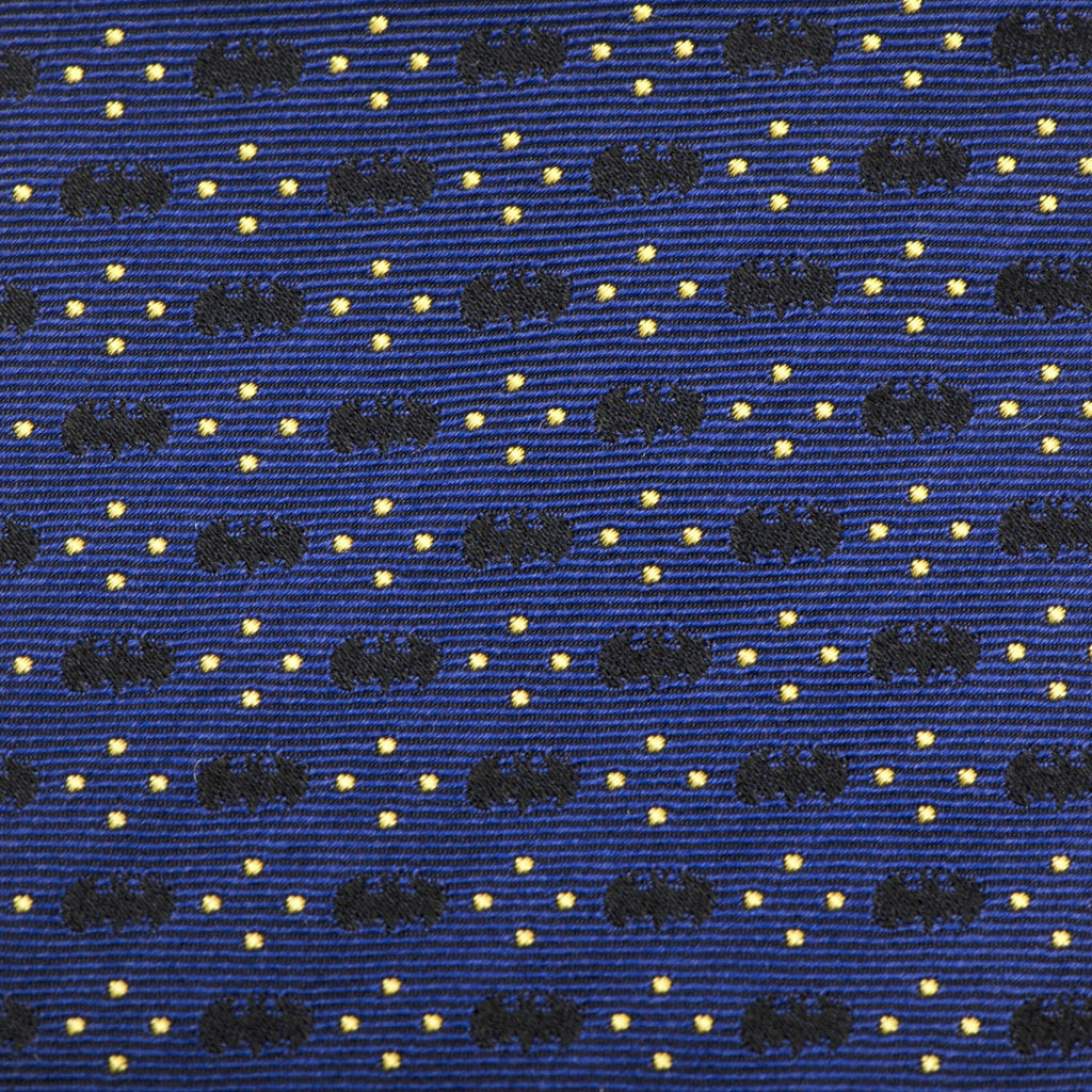 DC Batman Icon Diamond Dot Navy Mens Tie