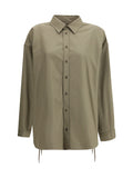 Lace-Up Shirt Sand Beige