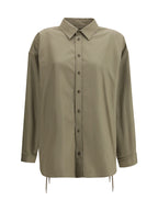 Lace-Up Shirt Sand Beige