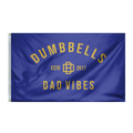 Dumbbells & DadVibes Flag