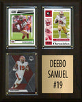 Deebo Samuel 3 Card Plaque Donruss Fleer Topps 2023 2024 San Francisco 49ers