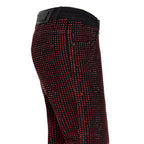 Barocco Pure Style Men's Pants - Black/Red