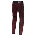 Barocco Pure Style Men's Pants - Black/Red
