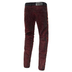 Barocco Pure Style Men's Pants - Black/Red