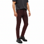 Barocco Pure Style Men's Pants - Black/Red