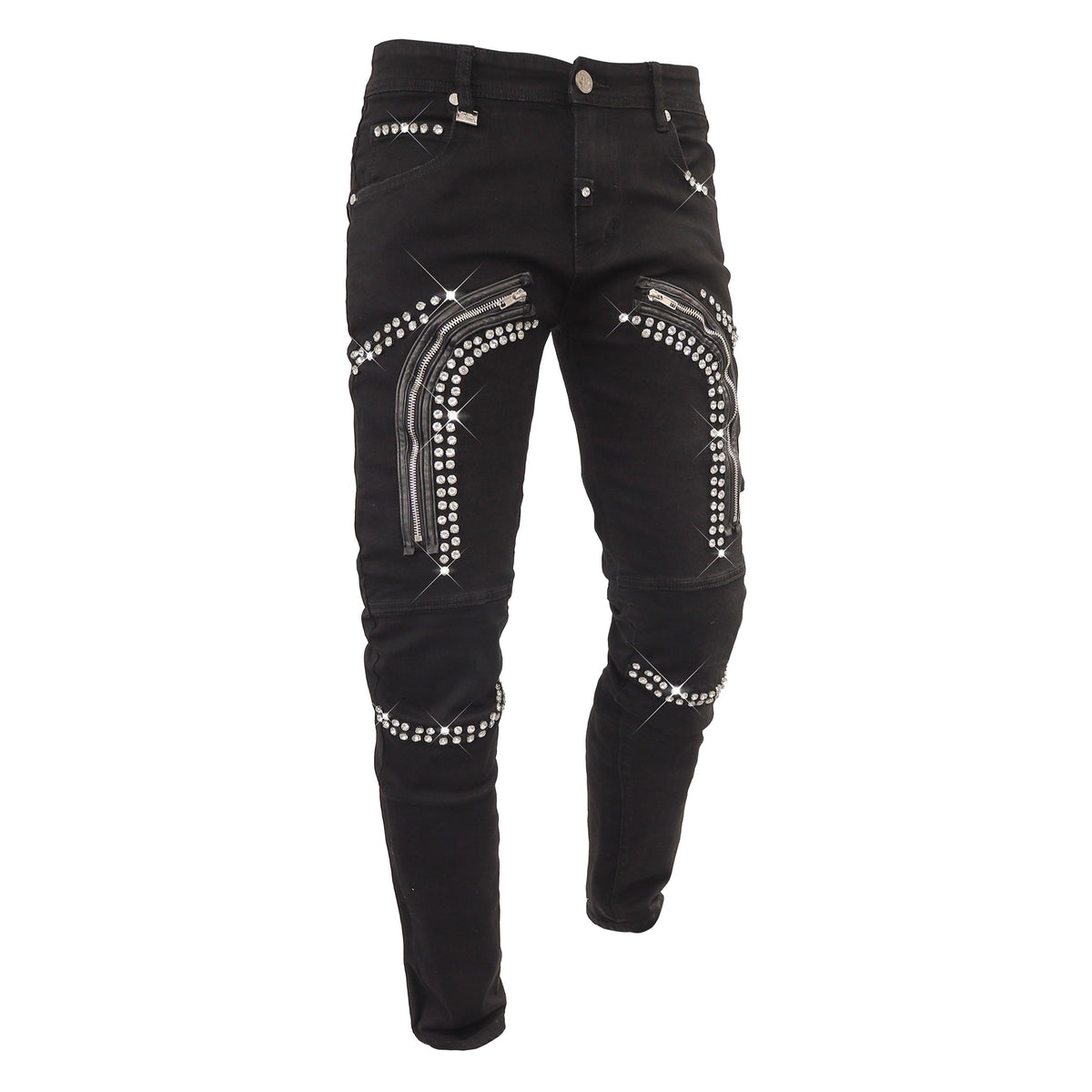 Barocco Echoes of You Men's Jeans - Black