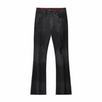 Obsidian Distressed Denim Pant BLACK