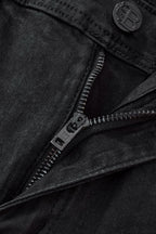 Obsidian Distressed Denim Pant BLACK