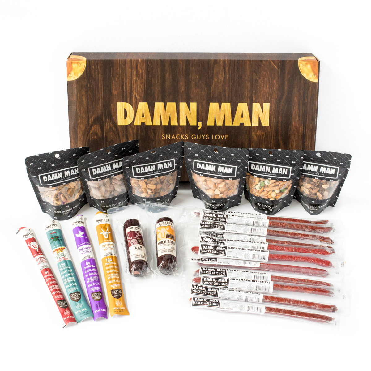 Deluxe Beef and Nut Box 23 Snacks