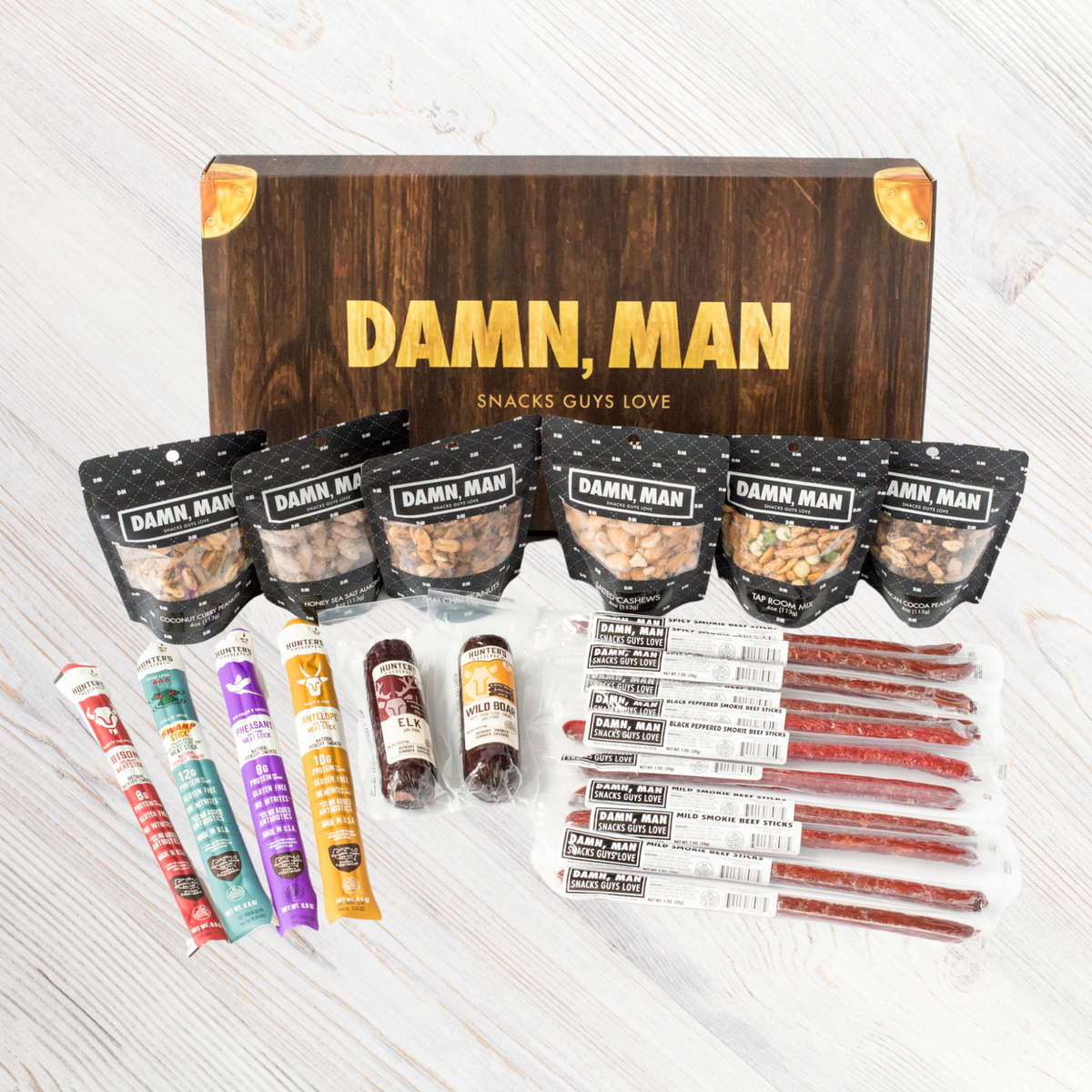 Deluxe Beef and Nut Box 23 Snacks