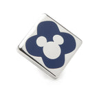 Disney Donald Duck Patterned Black Socks and Mickey Mouse Blue Lapel Pin Gift Set