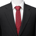 Disney Pixar The Incredibles Logo Red Men's Tie