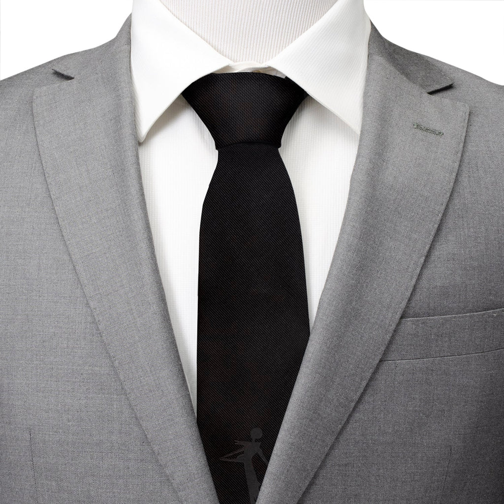 Disney The Nightmare Before Christmas Jack Skellington Black Men's Tie