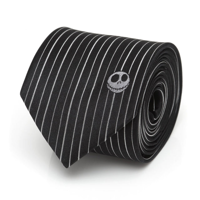 Disney The Nightmare Before Christmas Jack Skellington Striped Men's Tie