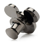 Disney Mickey Mouse Black Pave Crystal Lapel Pin