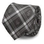 Disney Mickey and Friends Charcoal Plaid Men's Tie
