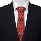 Disney Mickey Mouse Fair Isle Red Men's Tie