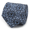 Disney Mickey Mouse Damask Tile Blue Men's Tie