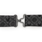 Disney Mickey Mouse Pattern Black Bow Tie