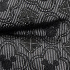 Disney Mickey Mouse Pattern Black Bow Tie
