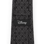 Disney Mickey Mouse Pattern Black Men's Tie