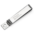 Disney Mickey Mouse Silhouette Cutout Silver Tie Bar