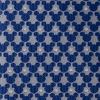 Disney Mickey Mouse Silhouette Pattern Dot Blue Tie