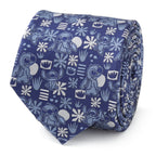 Disney Lilo & Stitch Blue Tropical Men's Tie