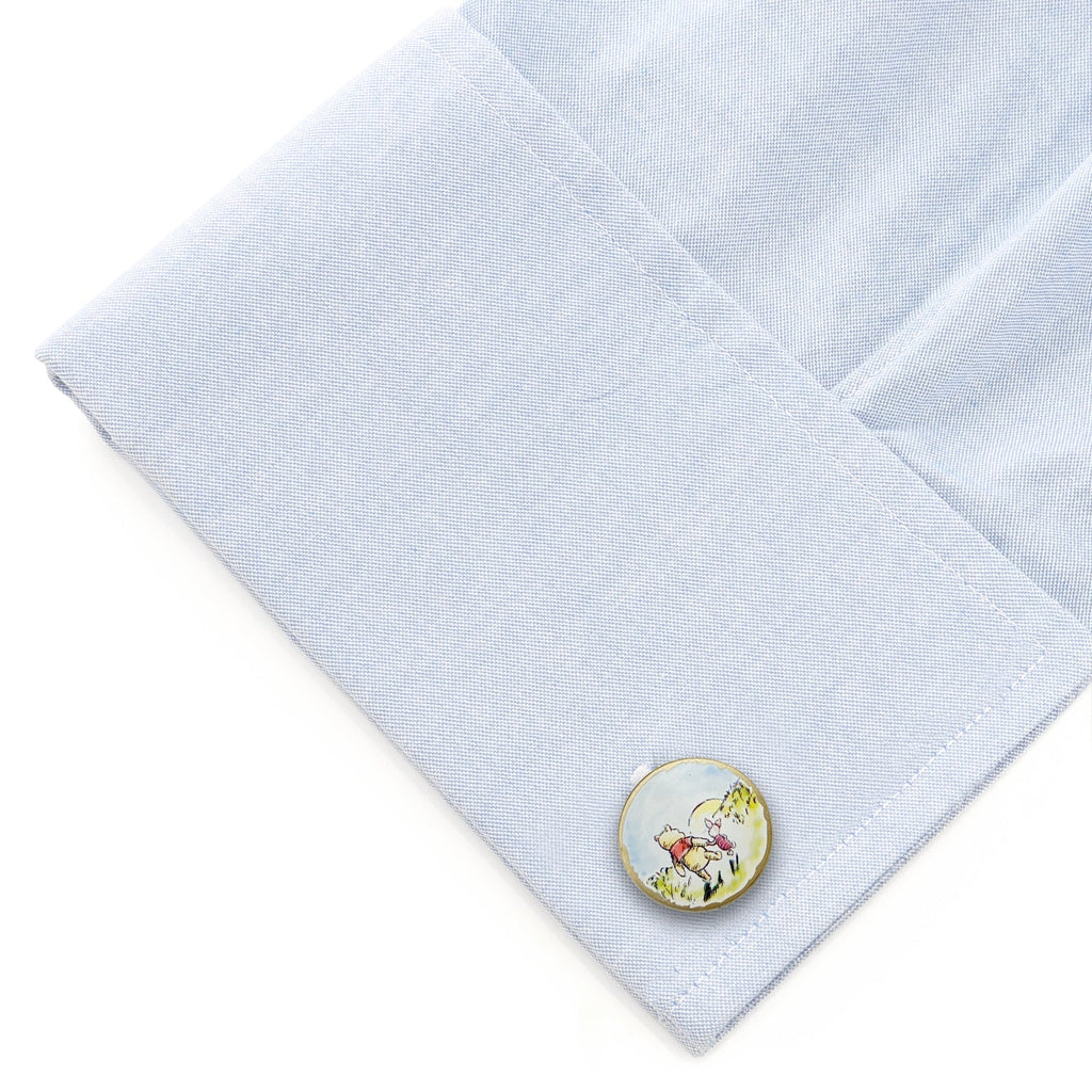 Disney Winnie the Pooh and Piglet Cufflinks