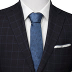 Disney Winnie the Pooh Blue Tonal Men's Tie