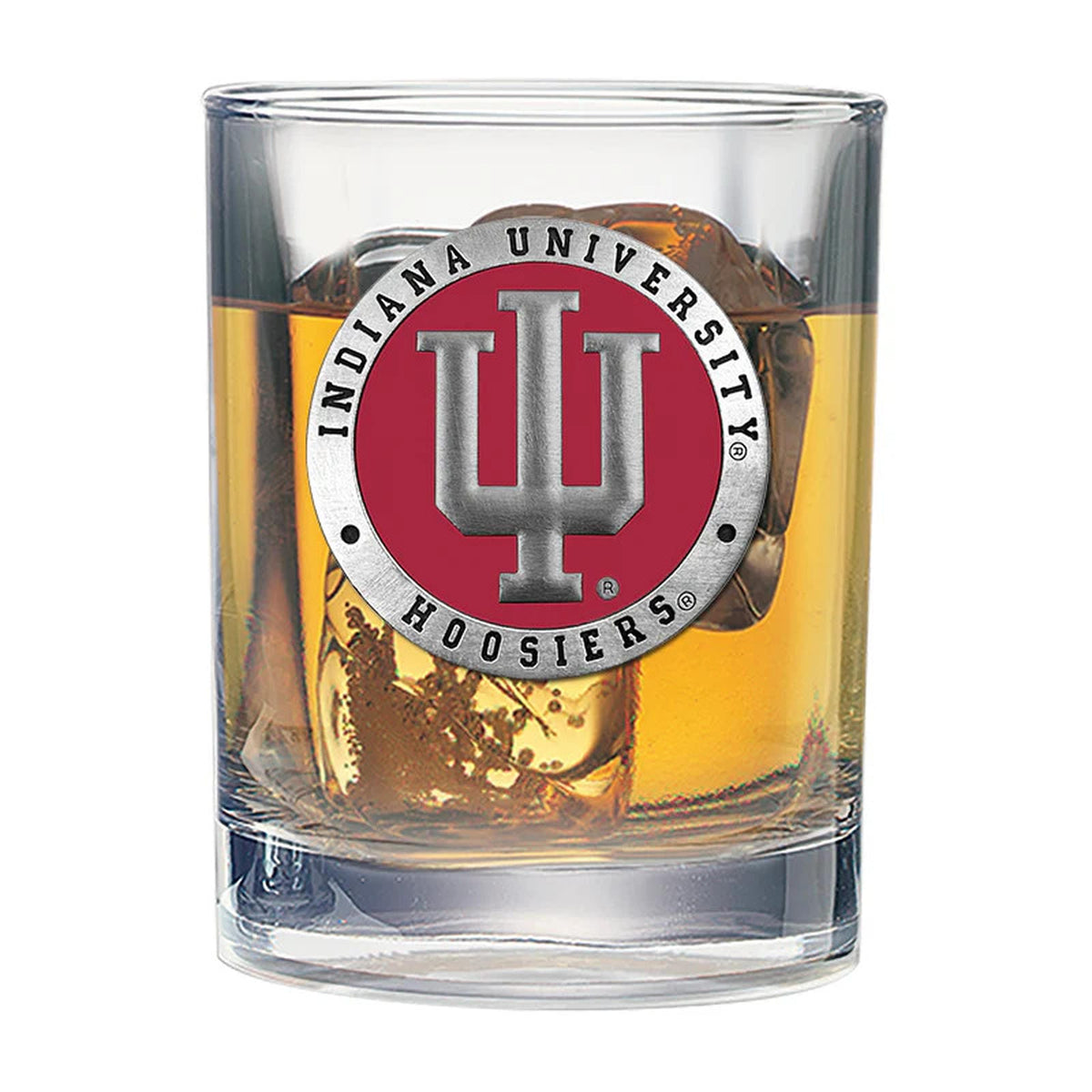 Indiana Hoosiers Double Old Fashioned Glass, 13.5 oz