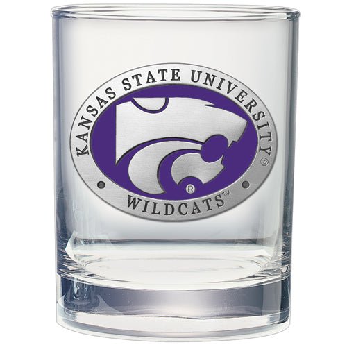 Kansas State University Double Old Fashioned Glass, 13.5 oz