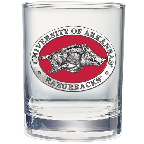 Arkansas Razorbacks Double Old Fashioned Glass, 13.5 oz