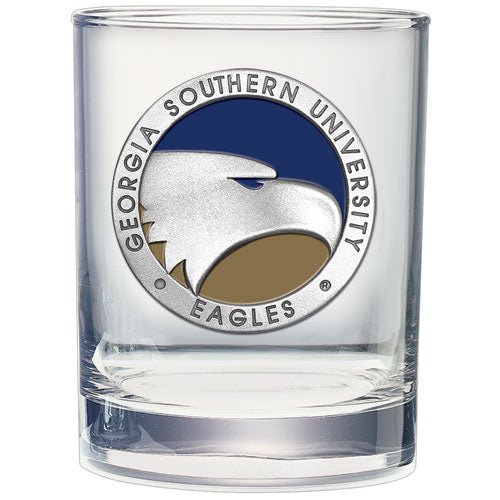 Georgia Southern Eagles Double Old Fashioned Glass, 13.5 oz