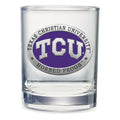 Texas Christian University Double Old Fashioned Glass, 13.5 oz