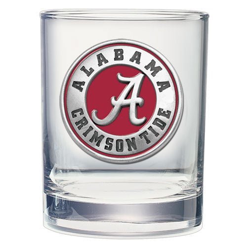 Alabama Crimson Tide Clear Glass, 13.5 oz