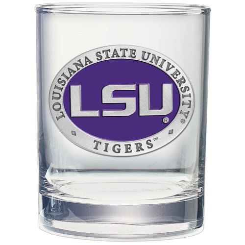 Louisiana State University Double Old Fashioned Glass, 13.5 oz