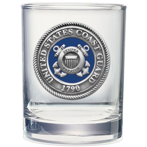 Coast Guard Double Old Fashioned Glass, 13.5 oz