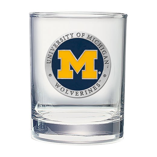 University of Michigan Double Old Fashioned Glass, 13.5 oz
