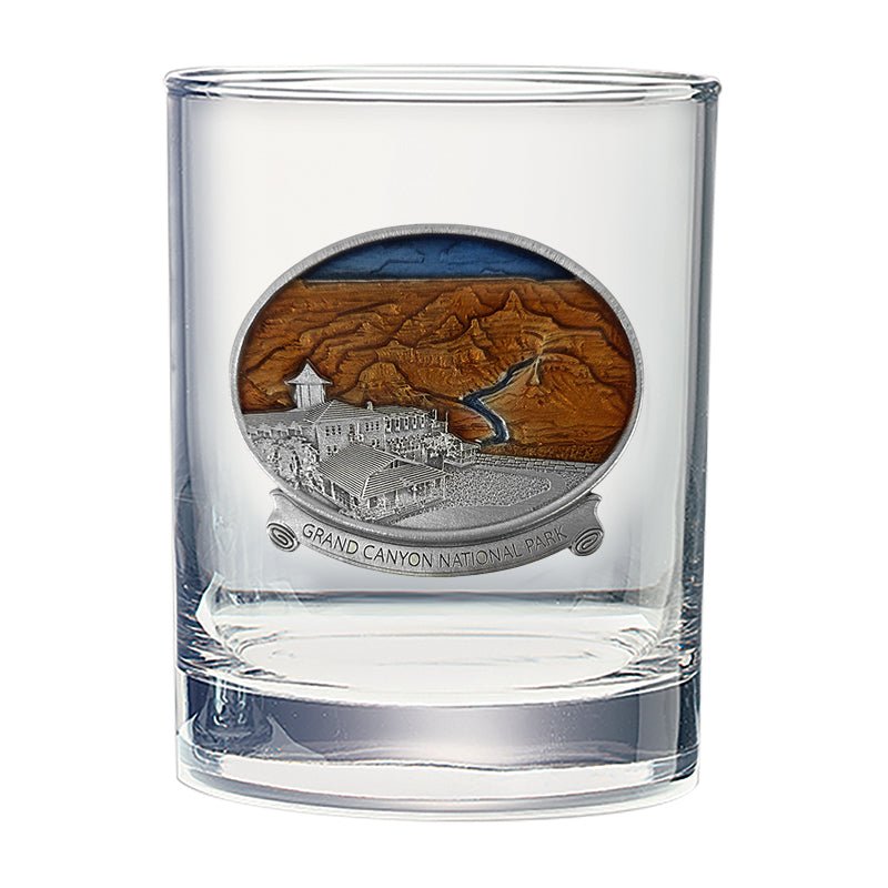 El Tovar Grand Canyon National Park Double Old Fashioned Glass, 13.5 oz