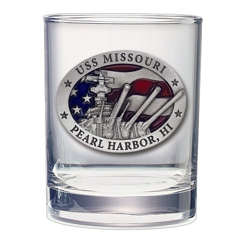 USS Missouri Double Old Fashioned Glass, 13.5 oz