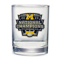 2023 Michigan Football Championship Double Old Fashioned Glass, 13.5 oz