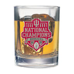 Indiana Hoosiers Football National Championship 2025 Double Old Fashioned Glass, 13.5 oz
